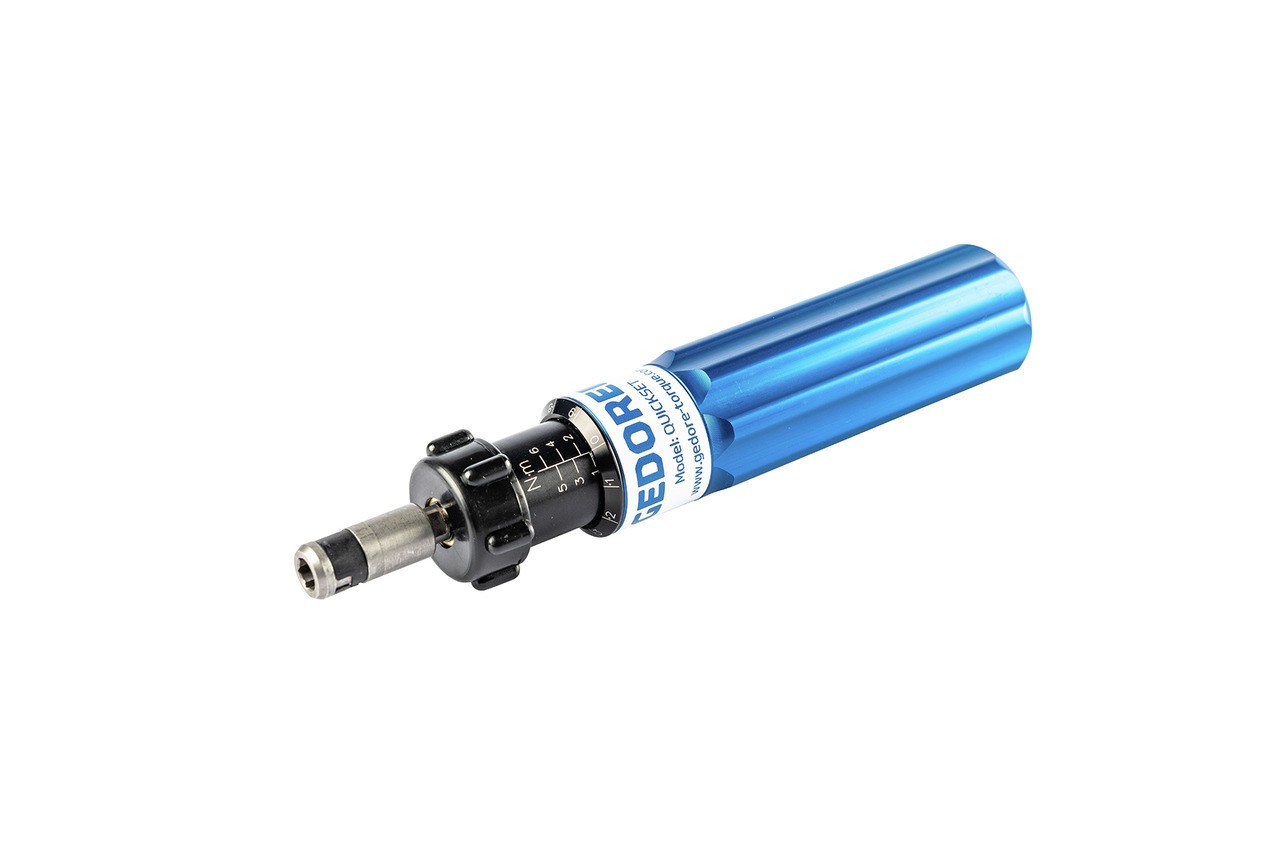 QS 6 FH BLUE Destornillador de par tipo Quickset 1-6 Nm