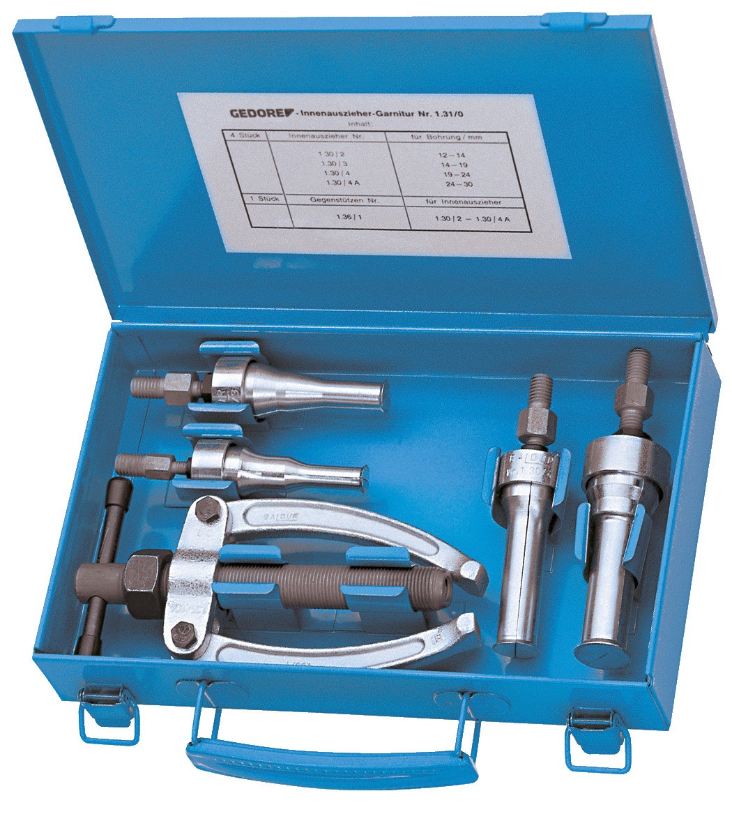 1.31/0 Juego de extractores interiores 5 -te piezas