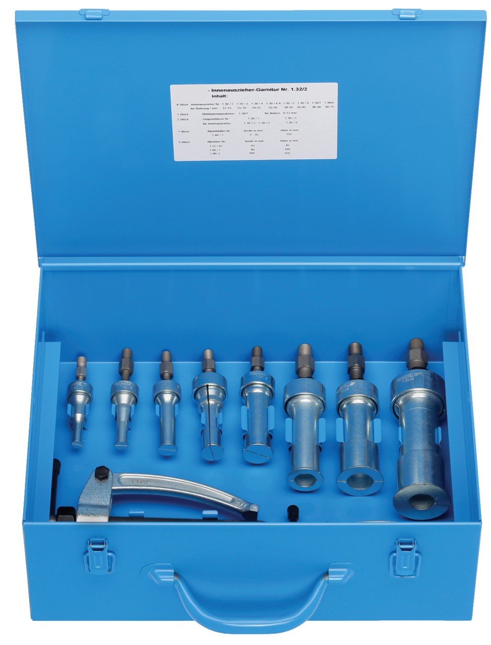 1.32/2 Juego de extractores interiores y exteriores 15 -te piezas