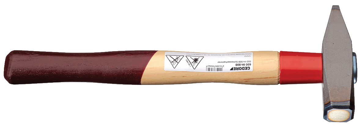 600 IH-500 Martillo de herrero ROTBAND-PLUS con mango de nogal americano 500 g