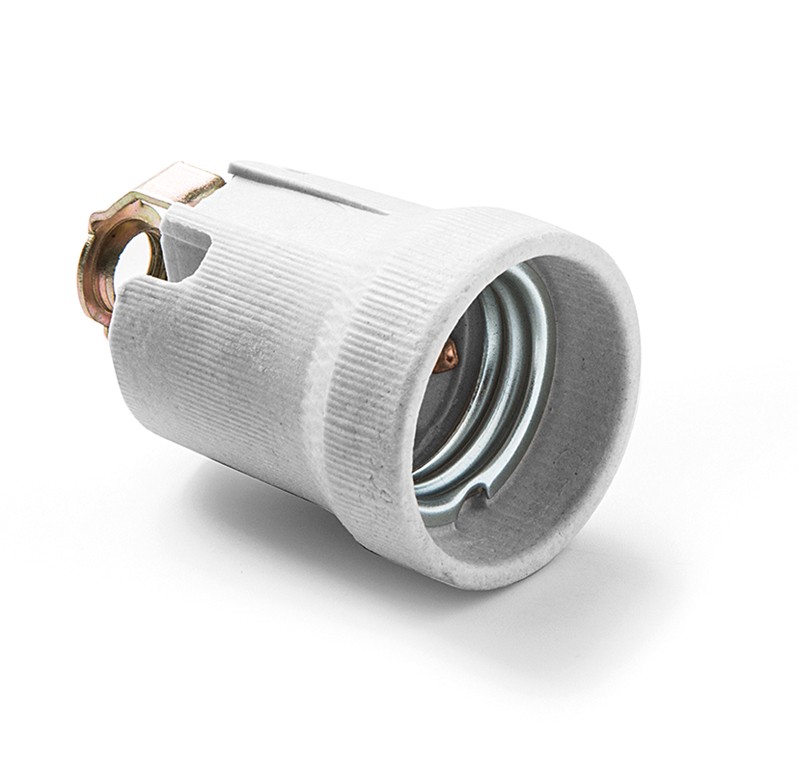 122 | Portalámparas cerámica E-27