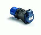 13910 | Adaptador clavija industrial 2P+T 16A / toma schuko 16A IP54