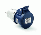 13912 | Adaptador clavija schuko 16A / toma industrial 2P+T 16A IP20