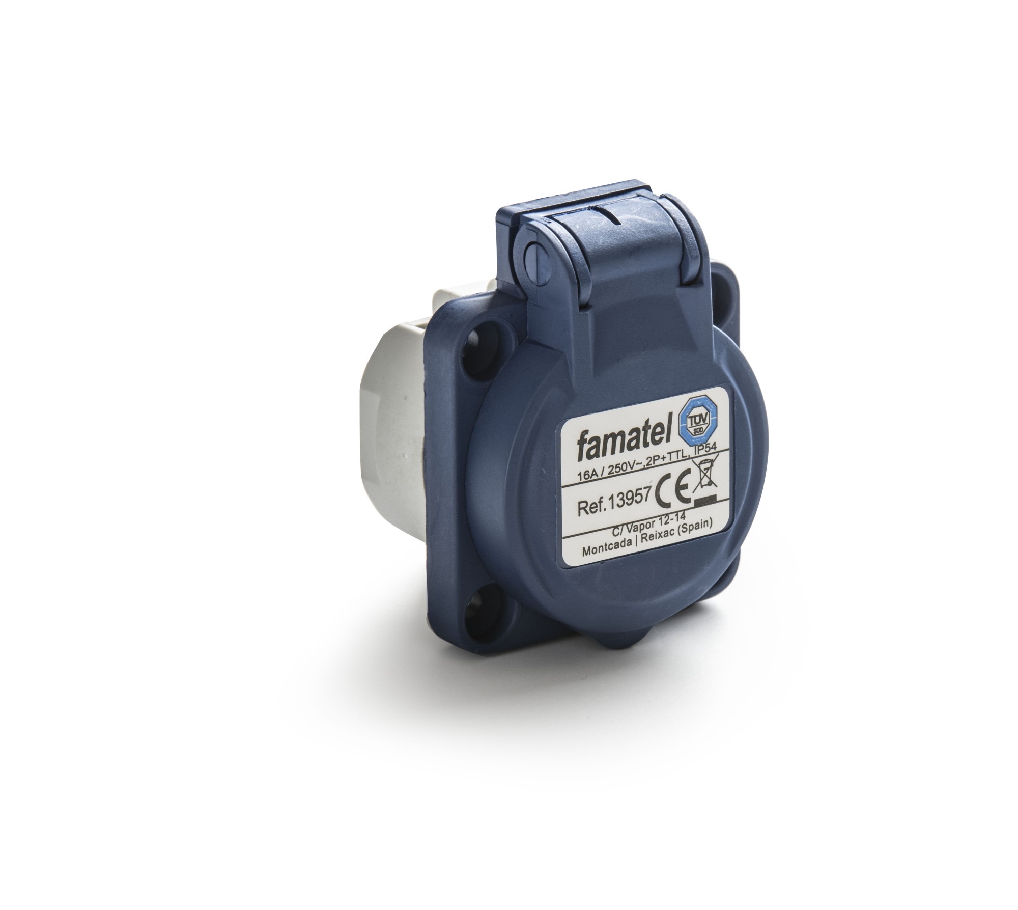 13957F | Bases empotrar tipo schuko IP54