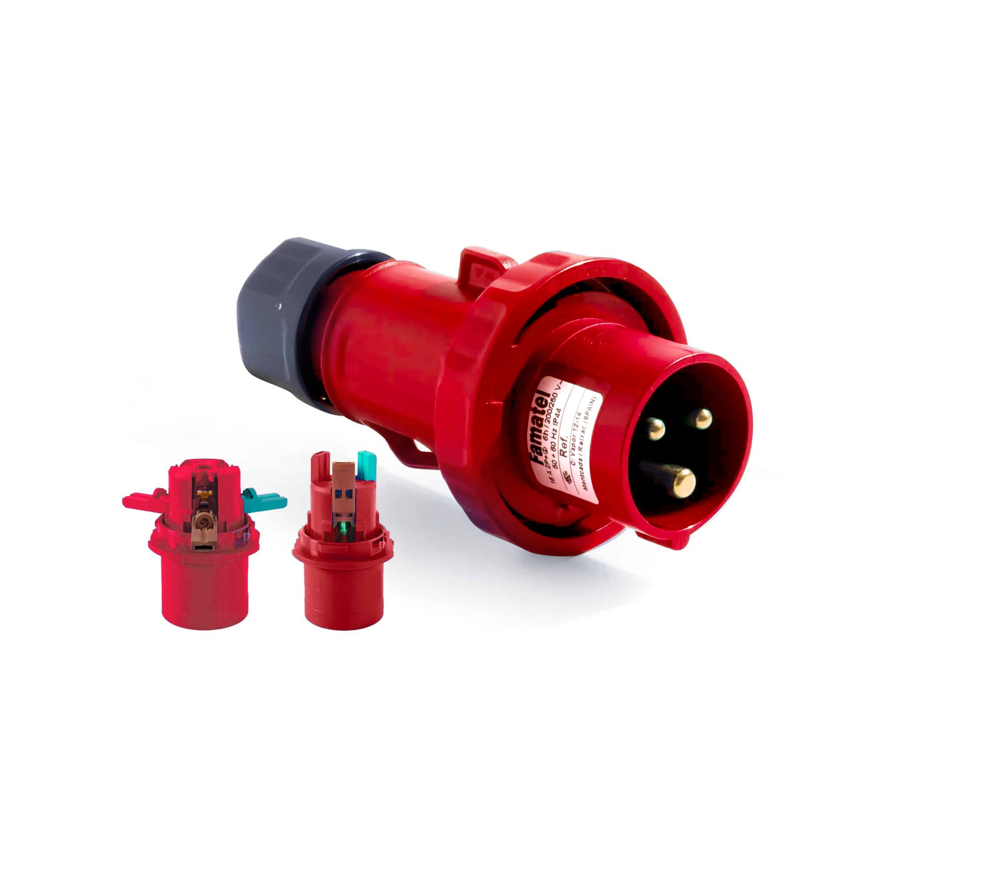 14300CR | Clavija móvil 3P+T 16A Conexión Rapida IP66/67