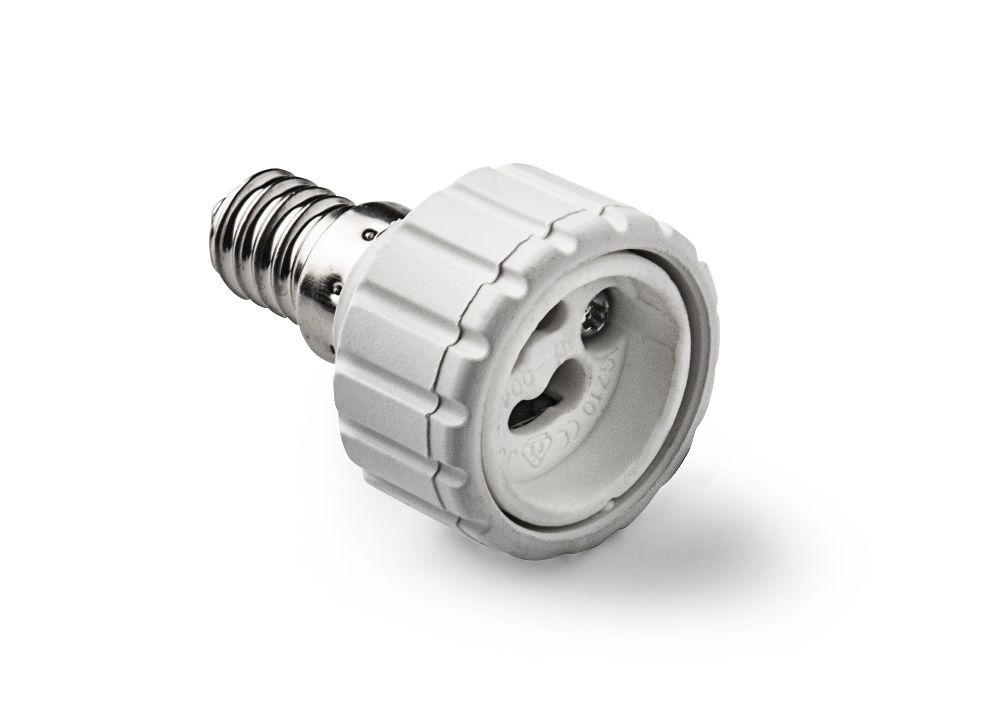 1444 | Adaptador portalámparas E-14 a GU-10