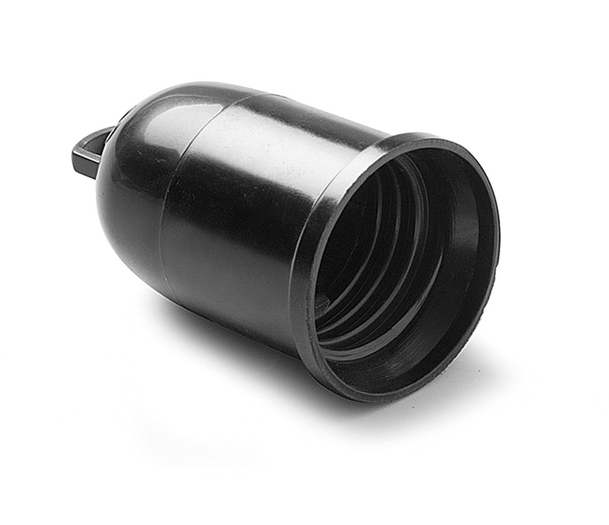 175-N | Portalámparas termoplástico provisional para obra E-27