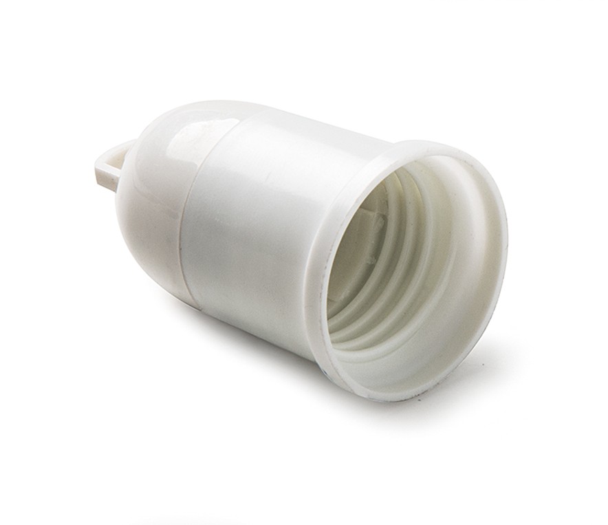 175 | Portalámparas termoplástico provisional para obra E-27