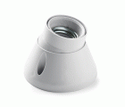 181 | Portalámparas zócalo orientable E-27 con camisa de porcelana