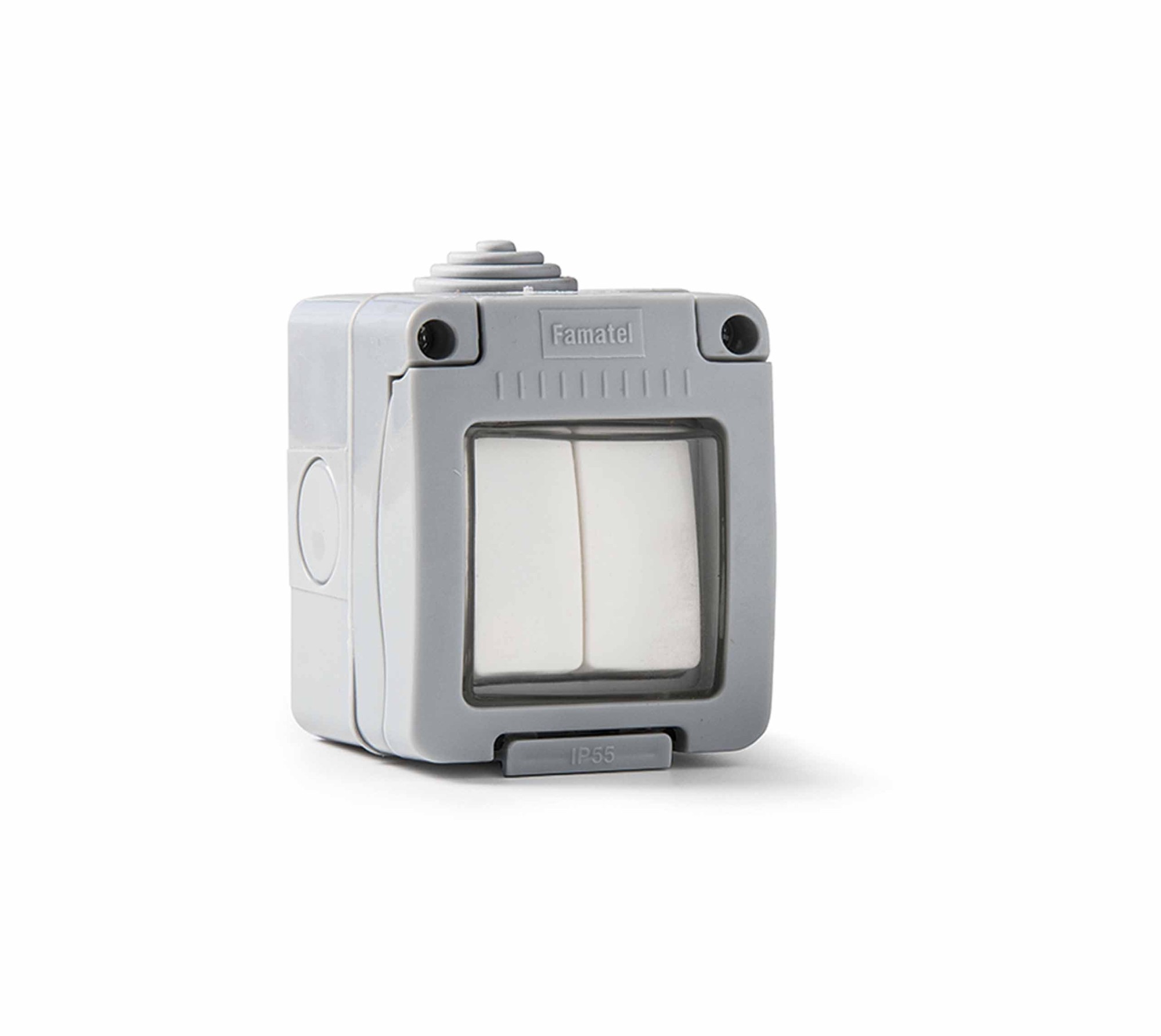 19044 | Doble conmutador estanco 10A IP55