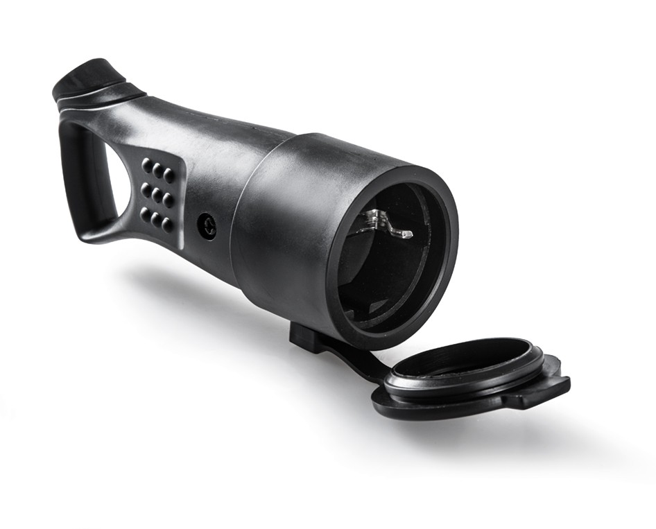 2164 | Base de goma con tapa y tirador 16A IP44