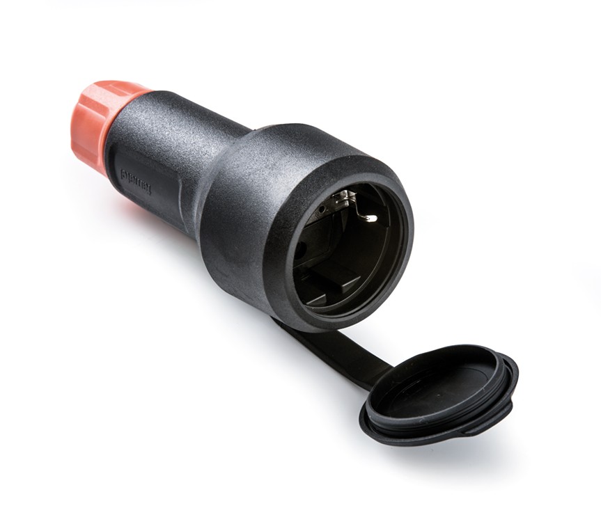 2165 | Base móvil tipo schuko alta resistencia IP54