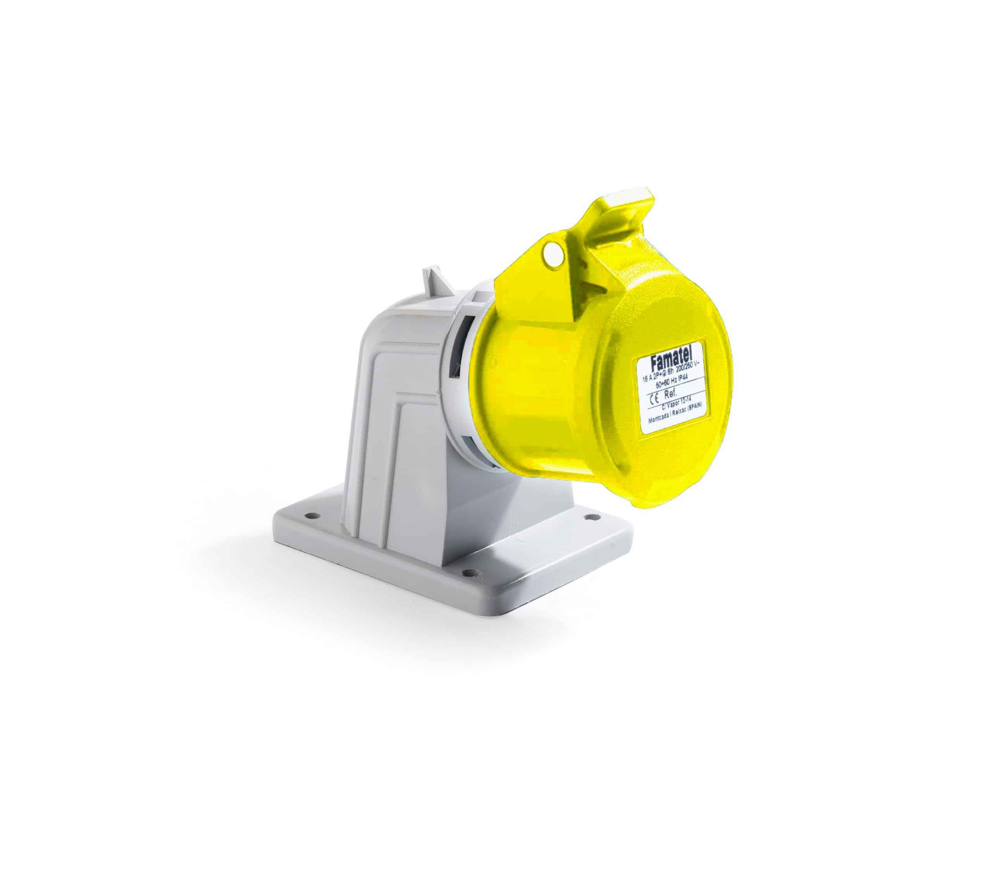 23152 | Base superficie acodada 90º 2P+T 32A IP44