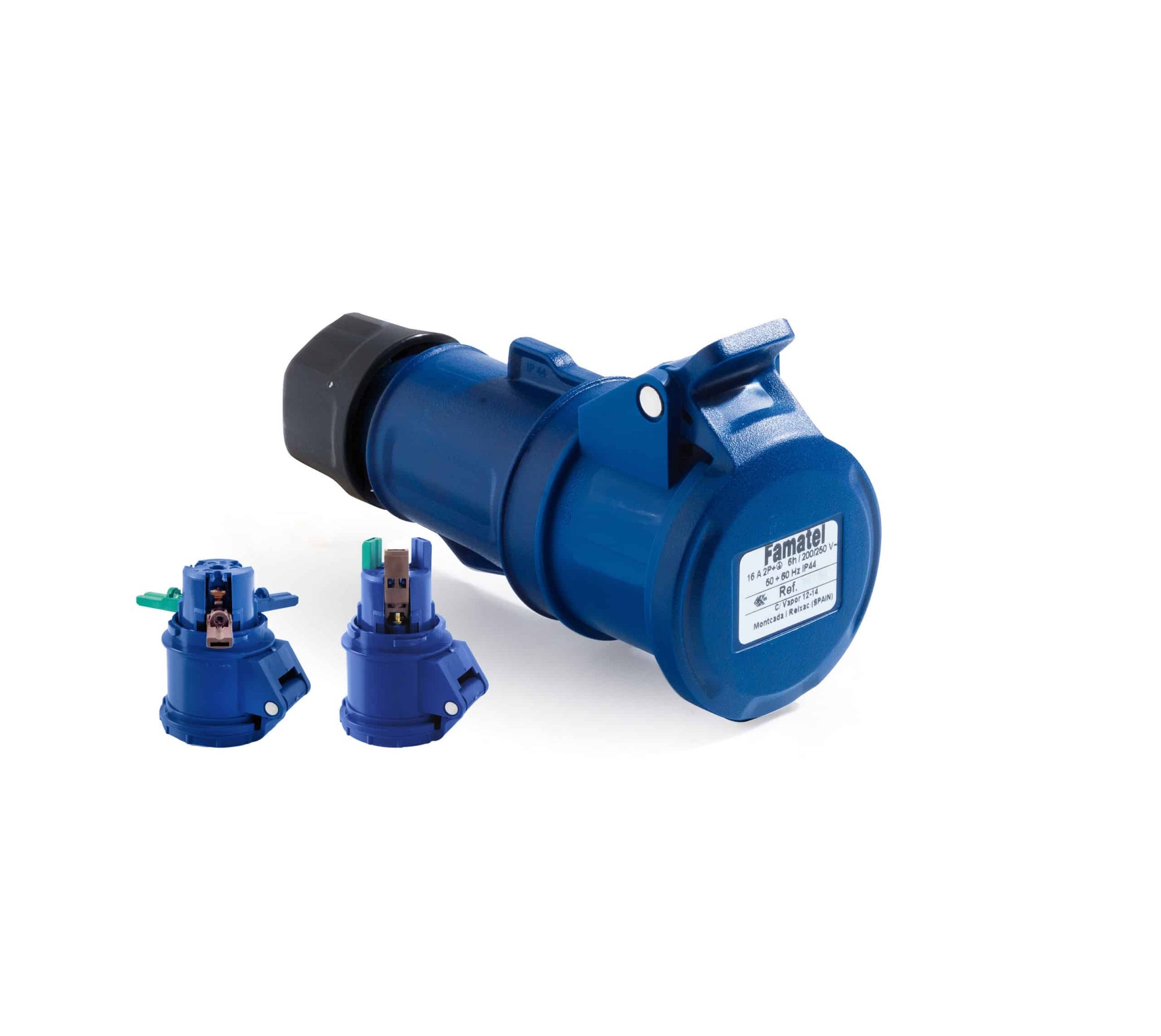 23200CR | Base móvil 2P+T 16A Conexión Rapida IP44/54