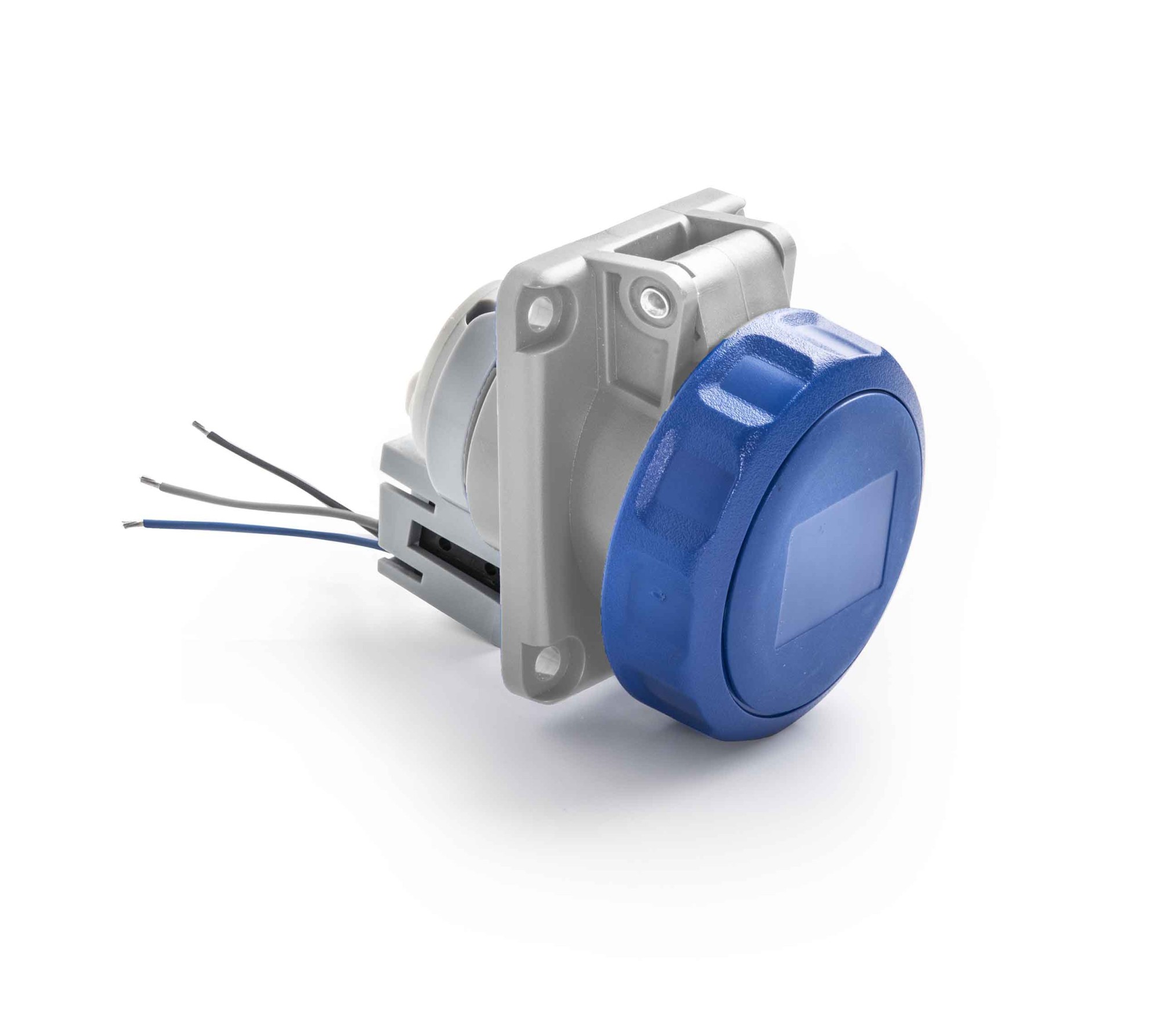 23M237 | Base inclinada 16A 2P+T 230V MSW ON/OFF IP66-67 placa 64x74