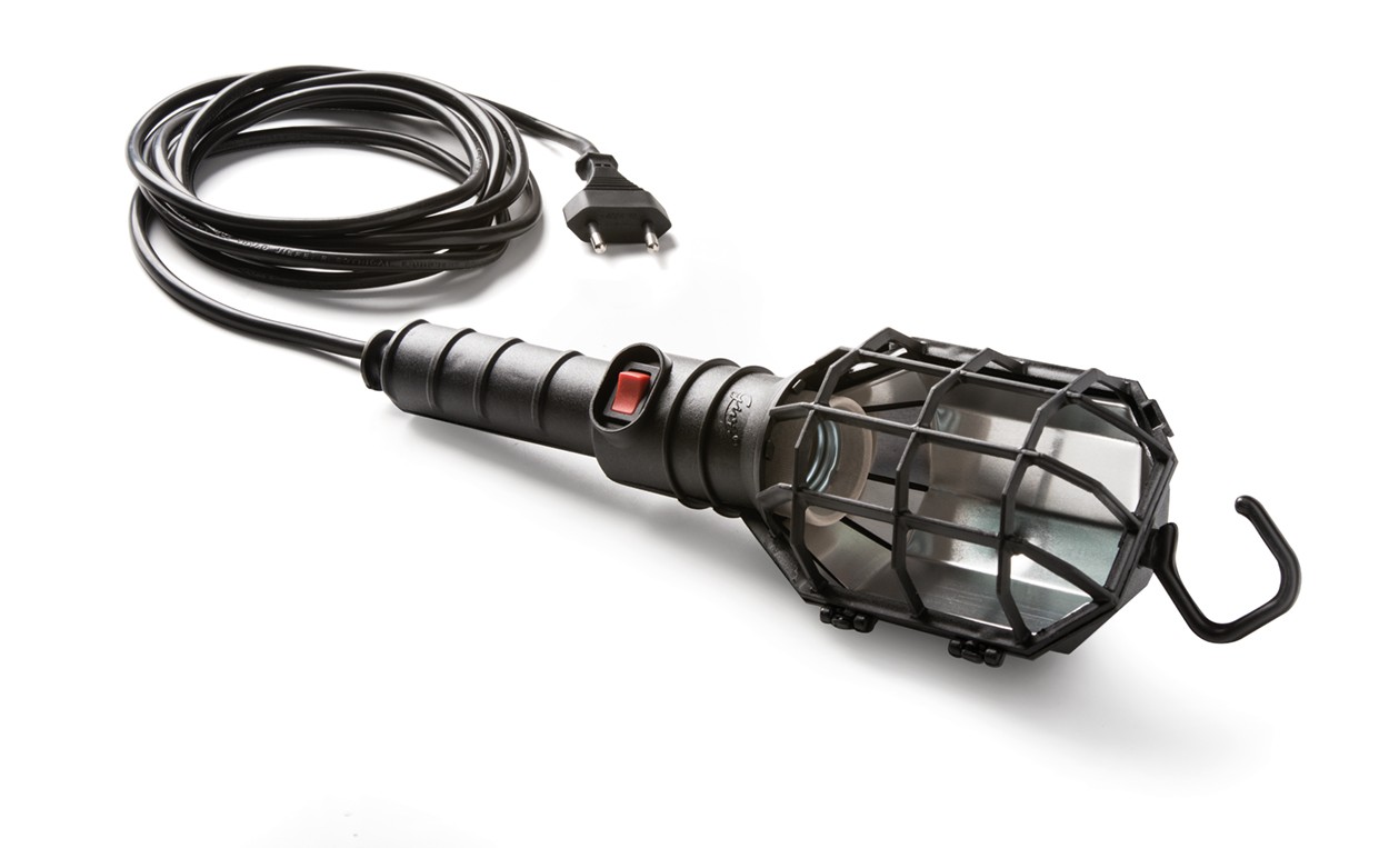 2410 | Lámpara portátil con interruptor y 5m de cable IP20