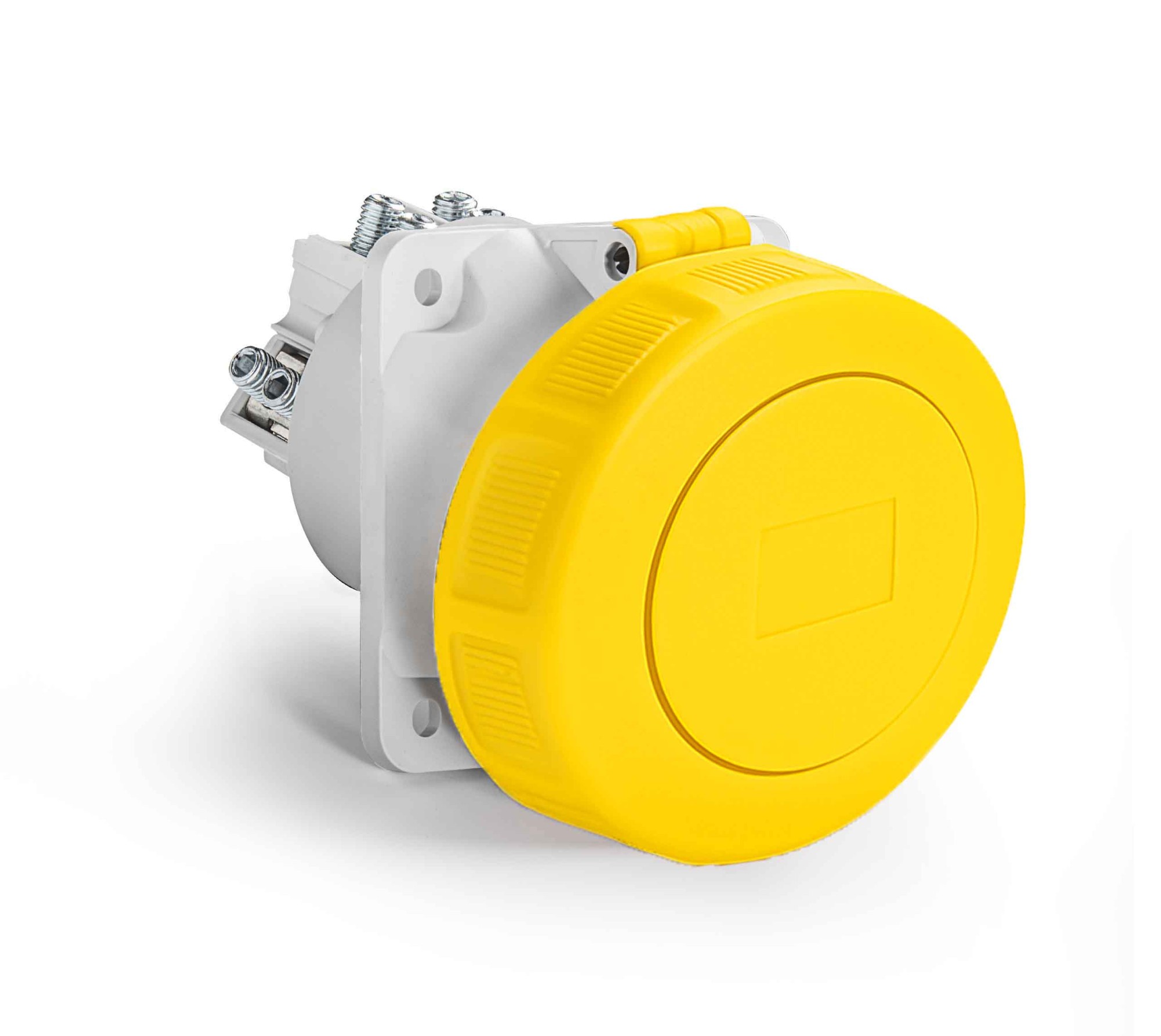 24142 | Base empotrar salida inclinada 15º 3P+N+T 125A IP67