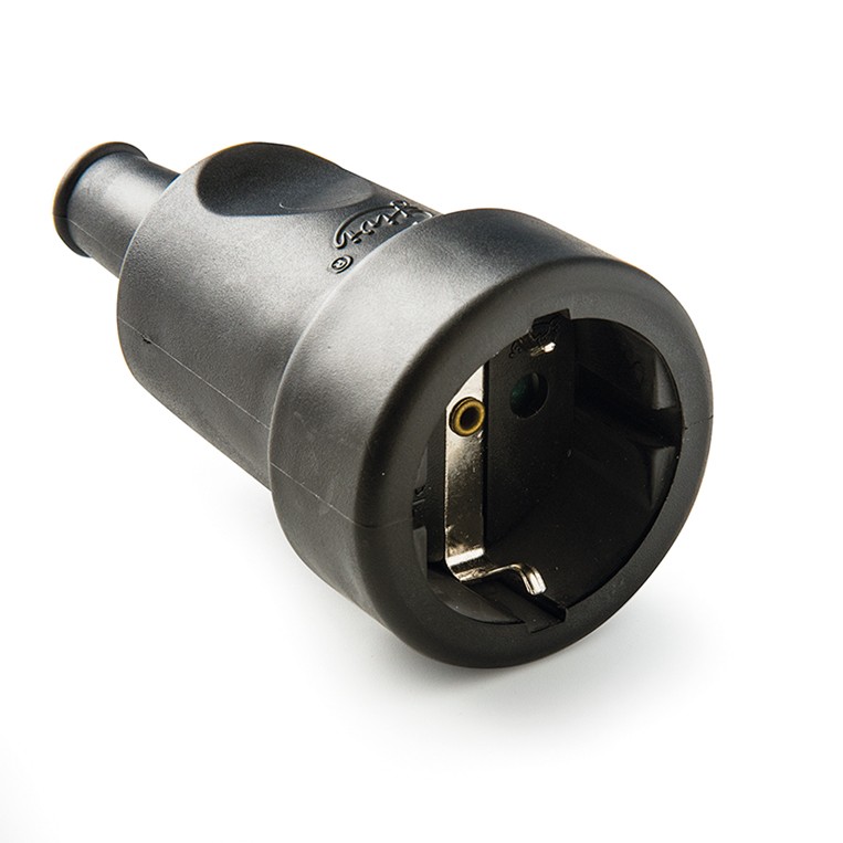 241 | Base de goma 16A con toma de tierra IP44