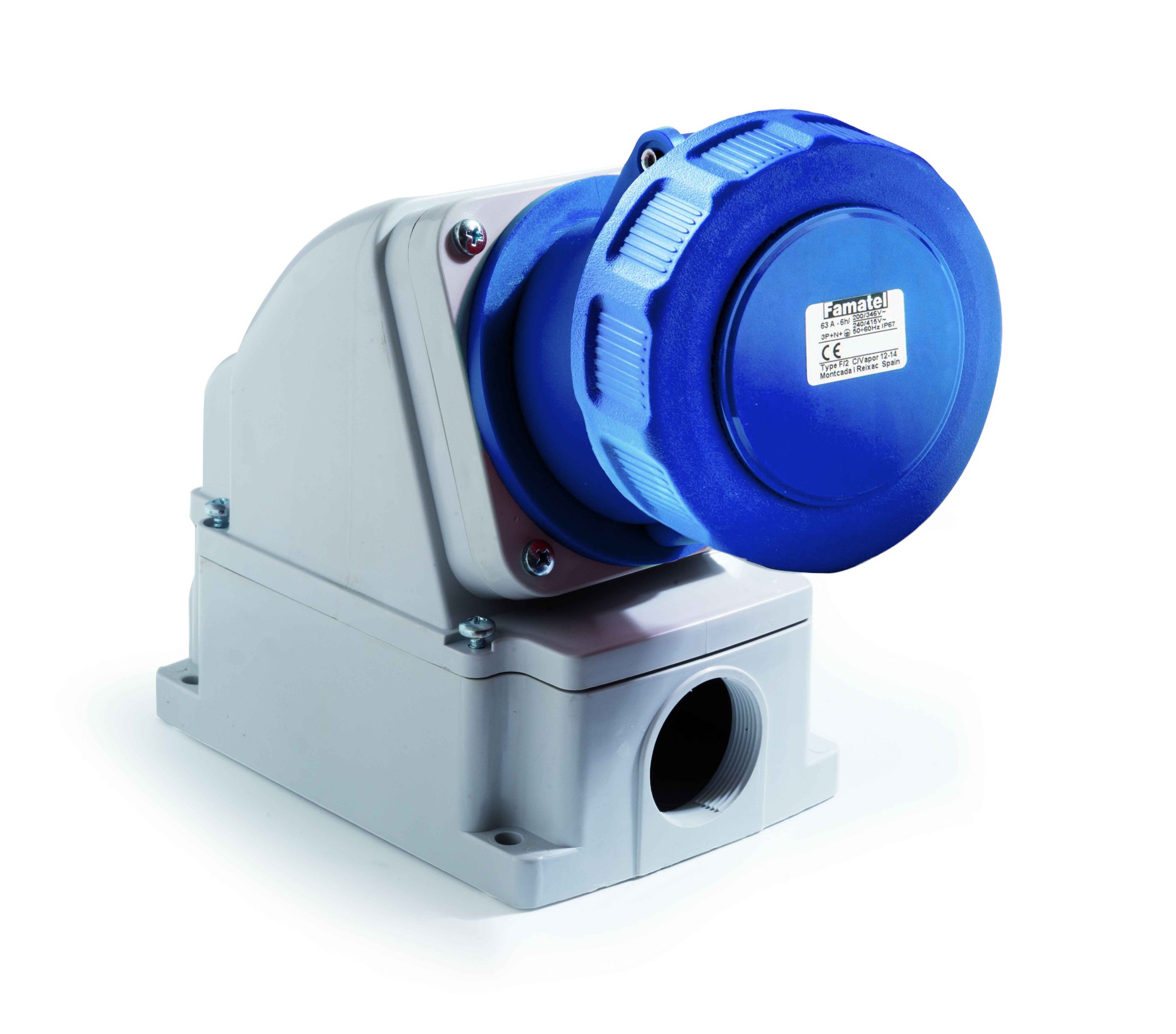 24259 | Base superficie 2P+T 63A IP67