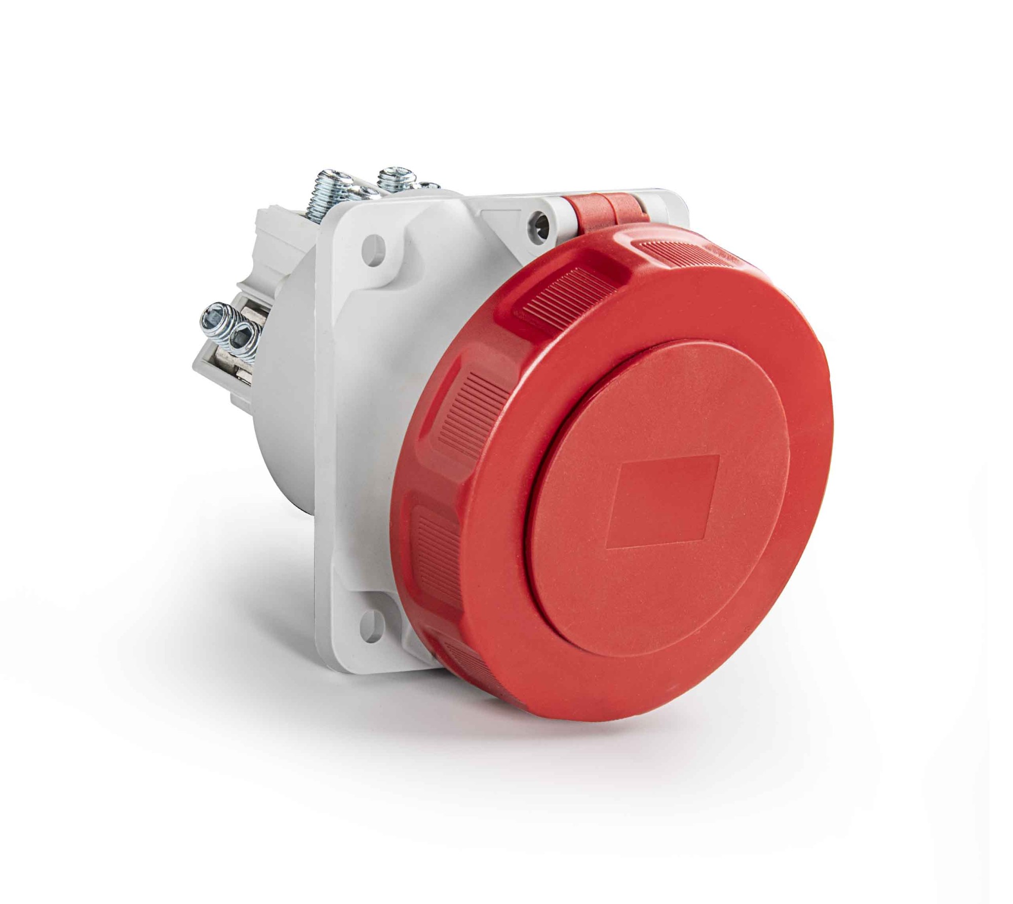 24337 | Base empotrar salida inclinada 15º 3P+T 125A IP67