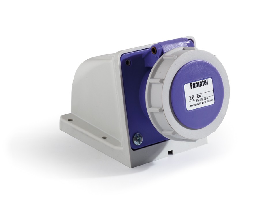 24990 | Base superficie 2P 16A 20-25V IP67