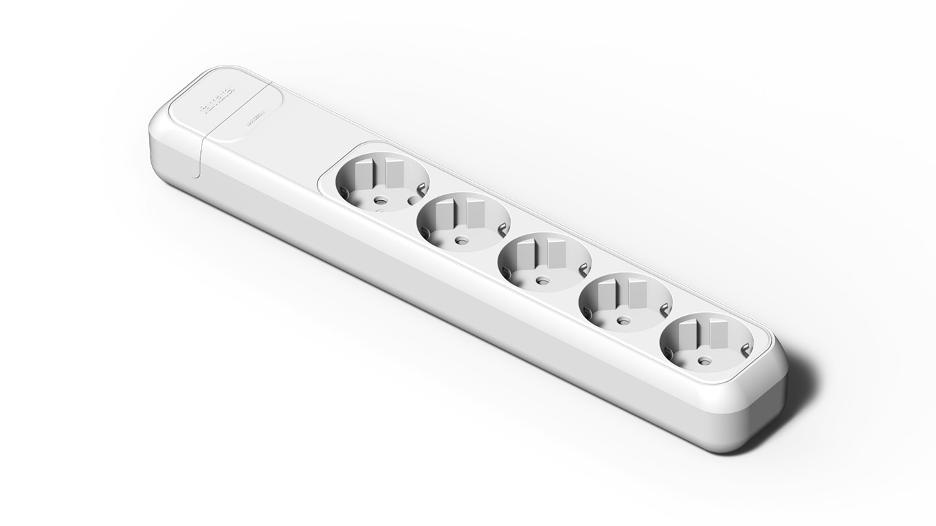 2505 | Base 5 tomas 16A con toma de tierra