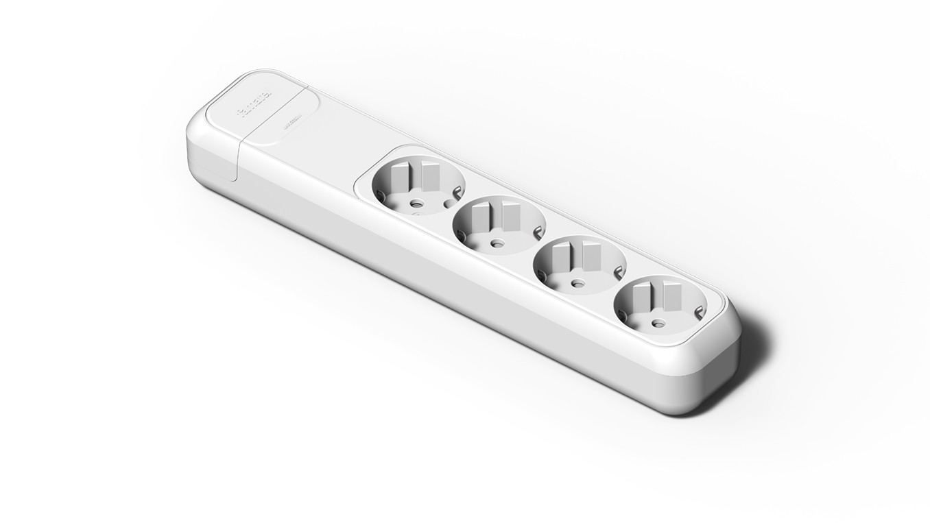 2524 | Base 4 tomas 16A con toma de tierra