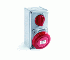 26028 | Base interblocante superficie vertical 3h 32A IP67