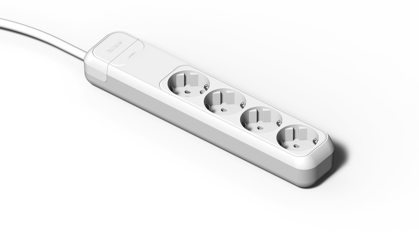 2627/3 | Base 4 tomas 16A con toma de tierra y 3m de cable