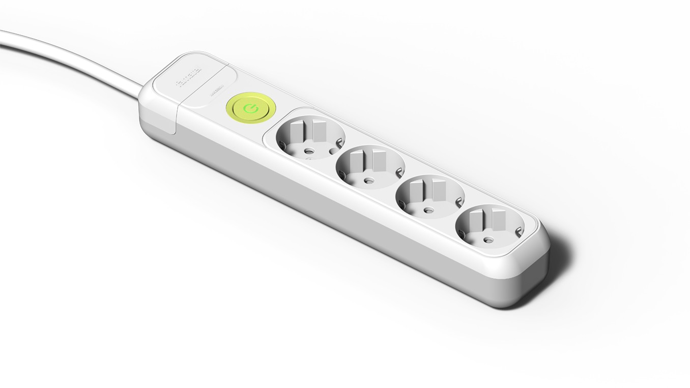 2628/3 | Base 4 tomas 16A con toma de tierra e interruptor y 3m de cable