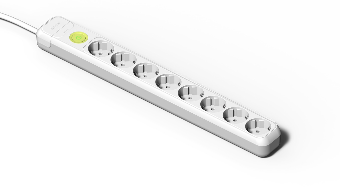 2629 | Base 8 tomas 16A con toma de tierra e interruptor y 1.5m de cable