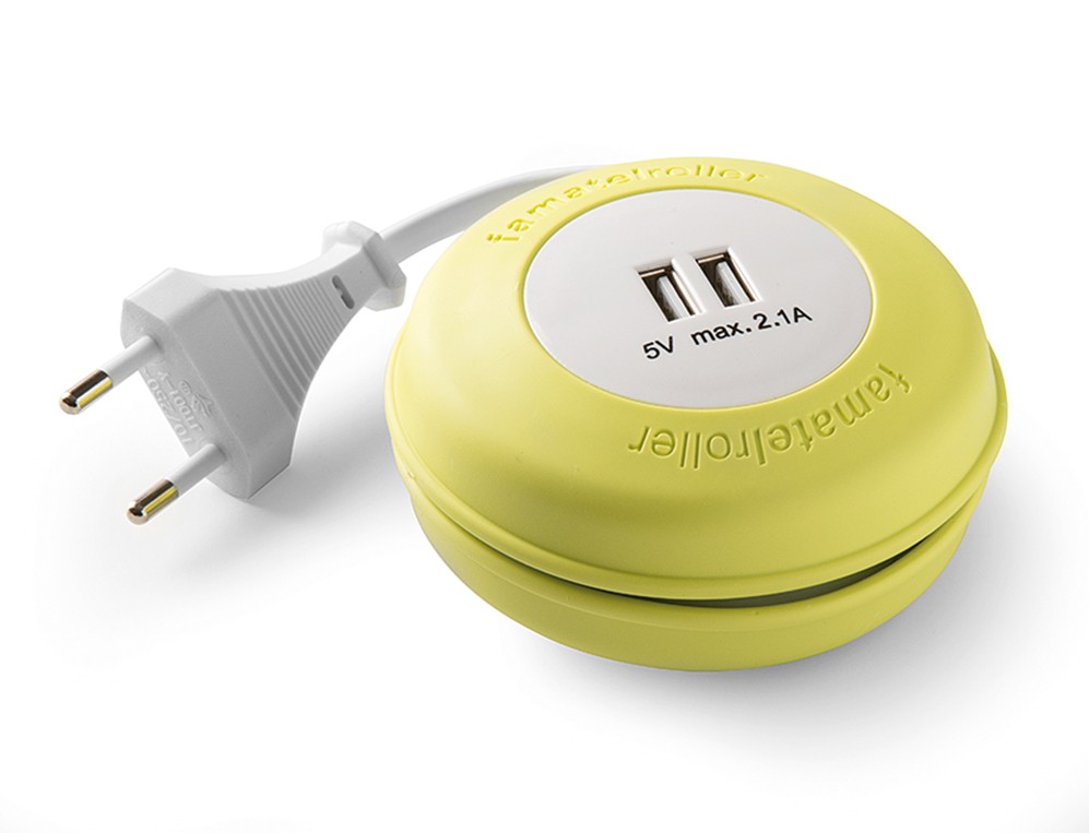 2957 | Roller 2 puertos USB y 2 m. de cable