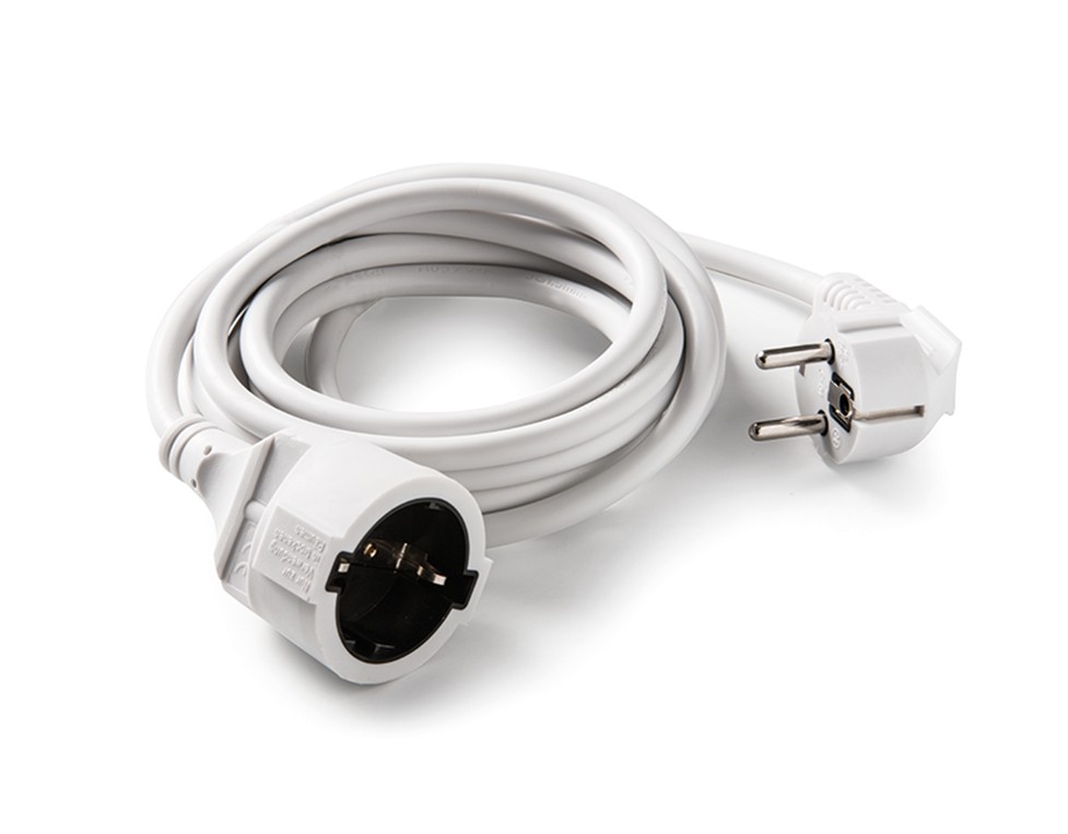 2985 | Prolongador 5m cable 3G1,5 Blanco