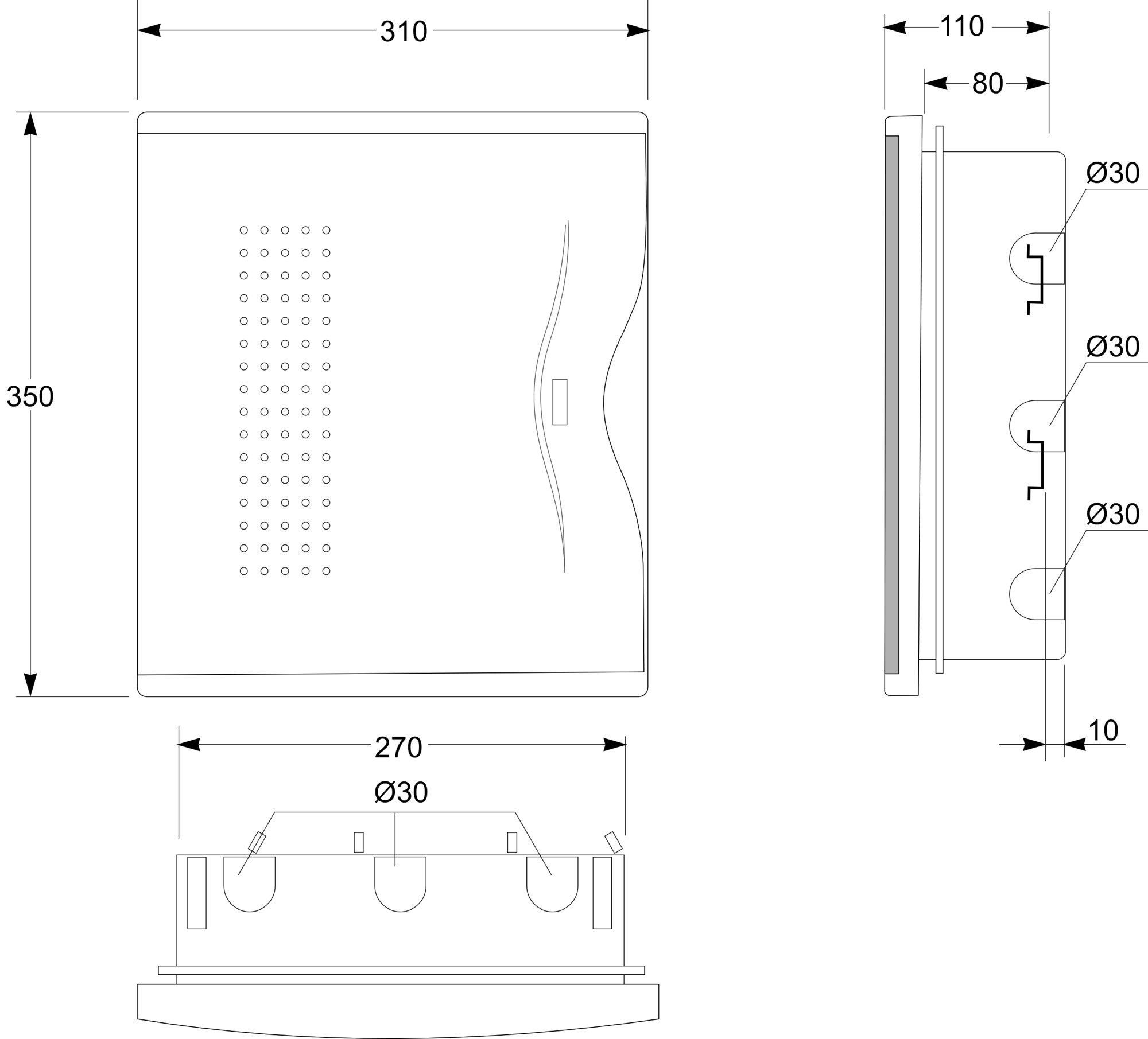 3524 | Armario de empotrar 24 módulos IP40
