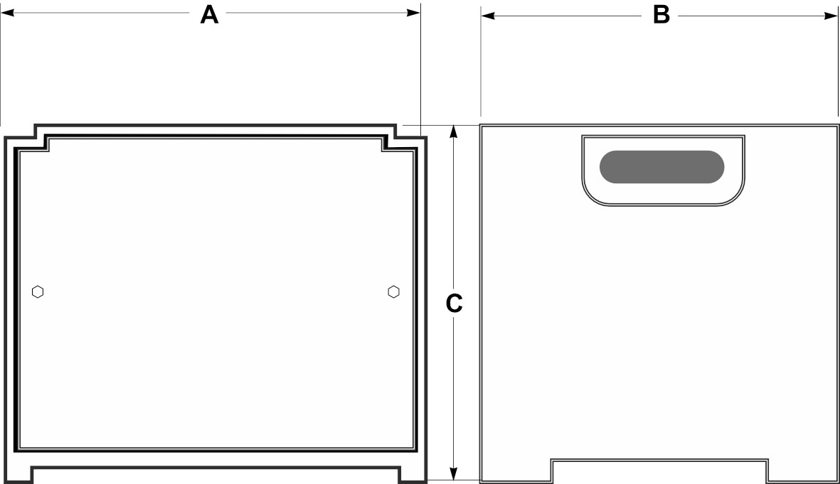 39106 | Caja distribución vacía 600x400x670 IP54