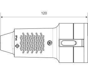 2108 | Base goma tipo schuko IP44