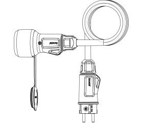 2998 | Prolongador 15m cable de goma 16A IP54