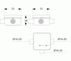 3056 | Minibox entrada directa tubo rigido Ø16-20 IP55