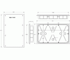 3223 | Caja derivación de empotrar IP30 317x517x60
