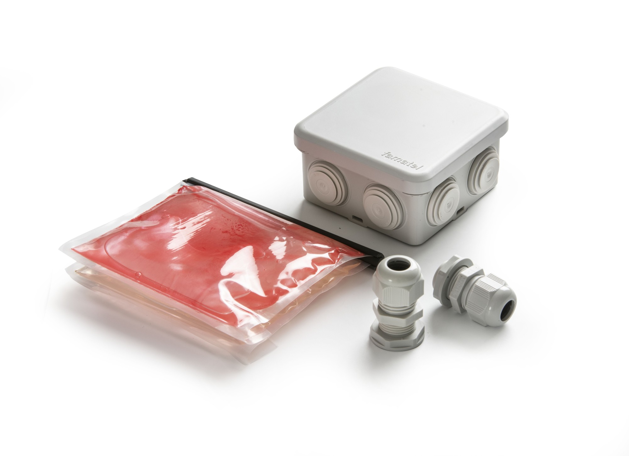 3002-GL | Kit IP68 caja estanca 80x80 con gel aislante