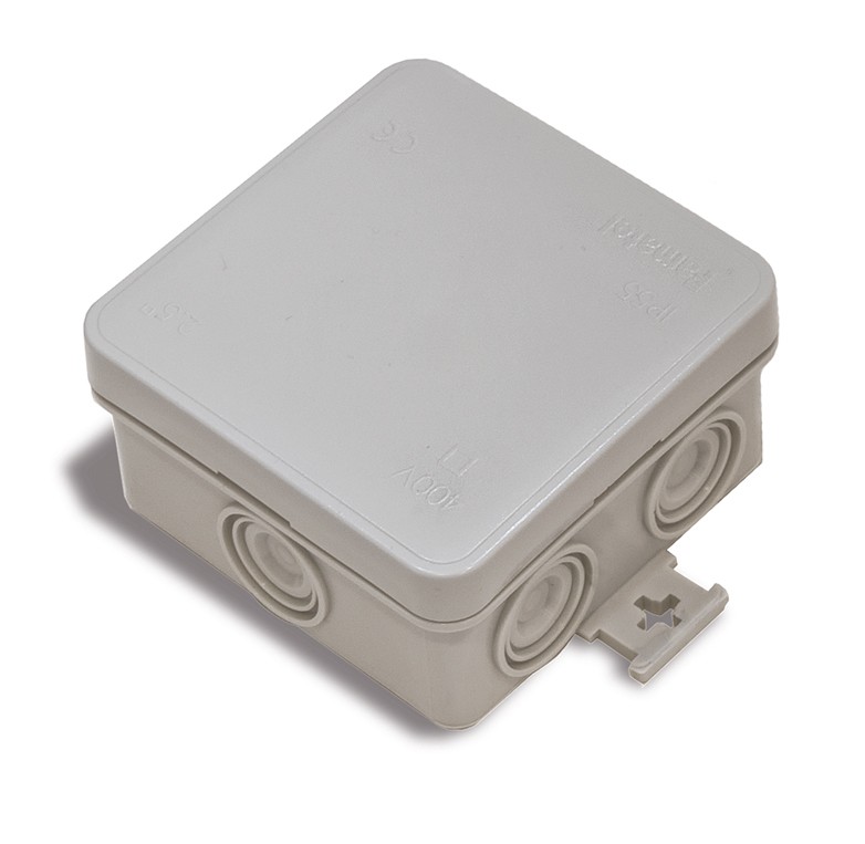 3051 | Minibox con entradas pretroqueladas IP55 75x75x39