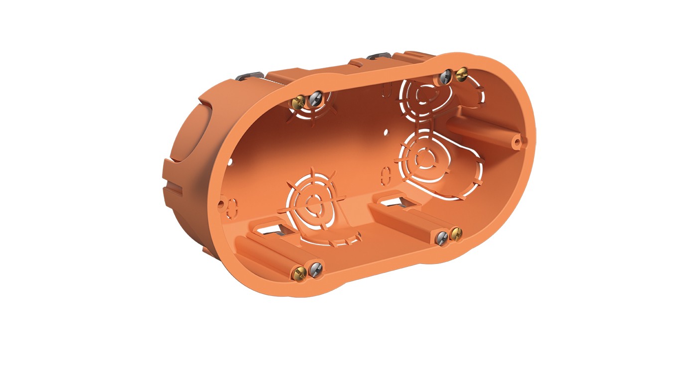 3256 | Caja para 2 mecanismos tabiqueria hueca IP20