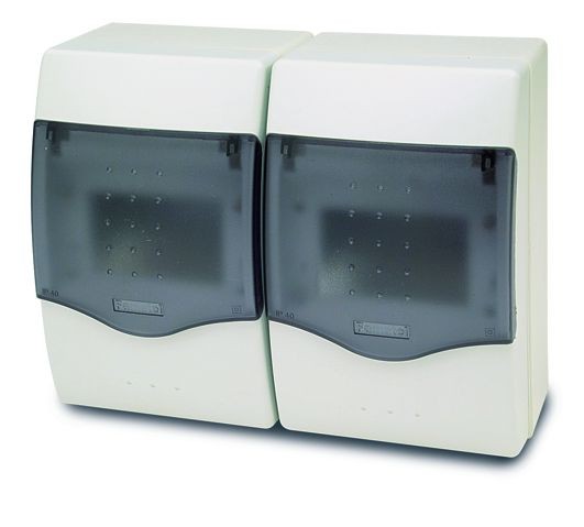 3644 | Armario de superficie 4(ICP) + 4 módulos IP40