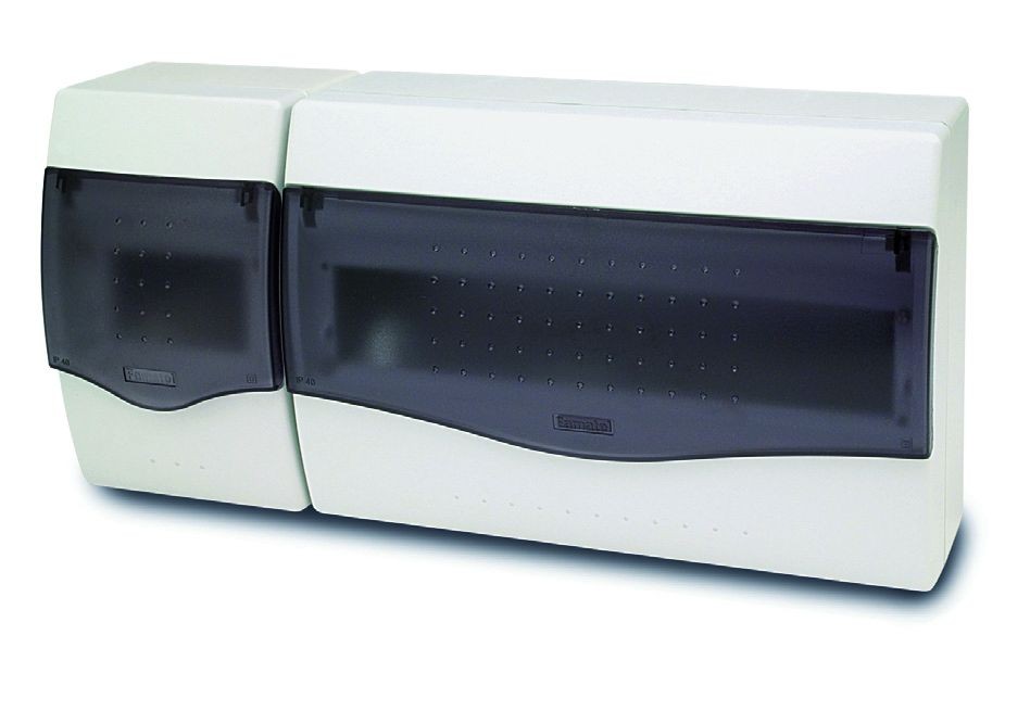 3662 | Armario de superficie 4(ICP) + 14 módulos IP40