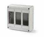 3969 | Envolvente pretroquelada para 3 bases interblocantes verticales IP65