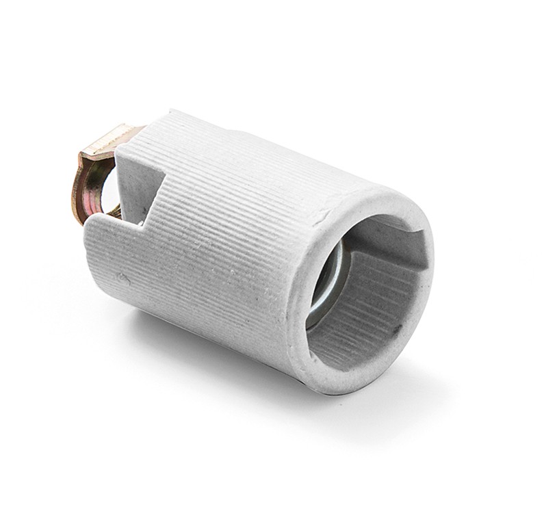 402 | Portalámparas cerámica E-14