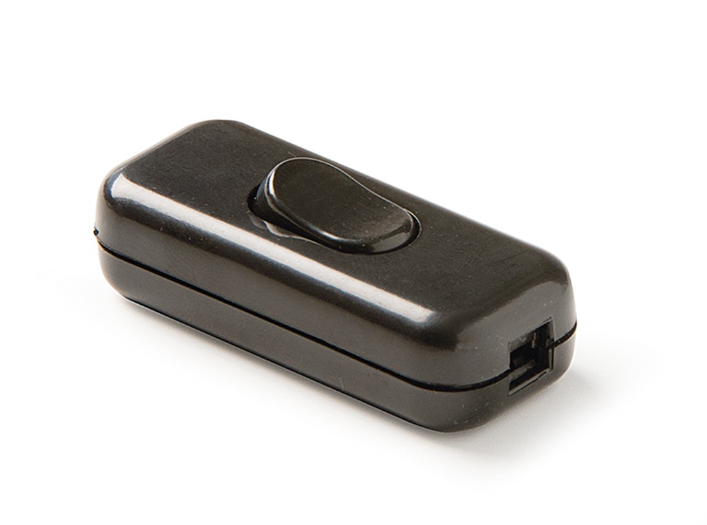 4403-N | Interrruptor de paso 2A Negro