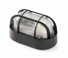 4409G | Aplique para exterior oval IP44 negro