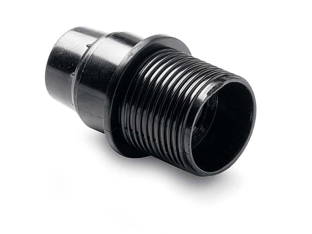 463 | Portalámparas de baquelita roscado con tope E-14