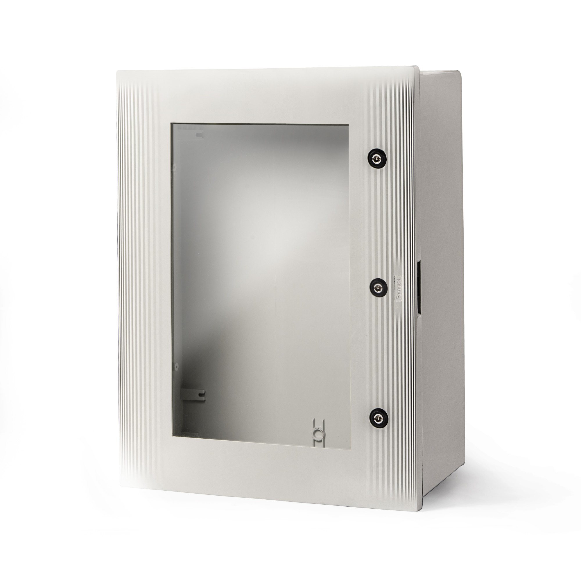 49168-T | Armario Mural 800x640x300 Poliéster puerta transparente